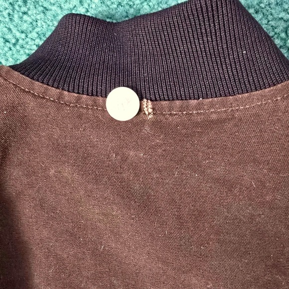 Carhartt Mens‎ 2XL Duck Detroit Vest Brown Quilted Lined Zip Front Workwear Warm - Picture 3 of 9